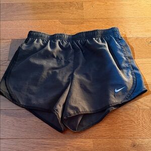 Nike Black Women's Athletic Running Shorts with Swoosh